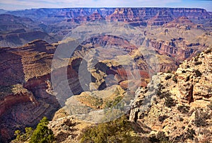 Grand Canyon And Its Rock Formations, Lipan Point