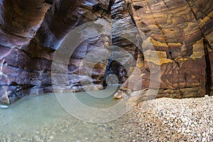 Grand Canyon of Jordan,Wadi al mujib Natural Reserve photo