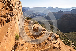 Grand Canyon Landscape Overview on Trail