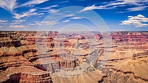 Grand canyon landscape panoramic view