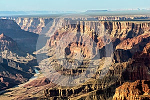 Grand Canyon landscape in a sunny day