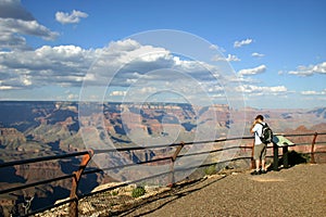 Grand Canyon - Lone Hiker