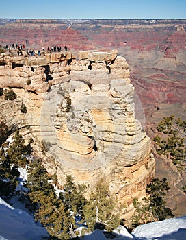 The Grand Canyon from Mather Point photo