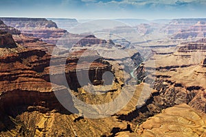 The Grand Canyon National Park and the Colorado river