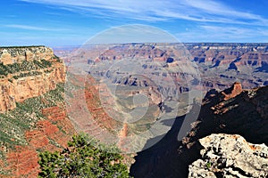 Grand Canyon National Park with Yaki Point in Morning Light, Southwest Desert, Arizona