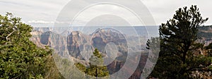 Grand canyon north rim landscape view