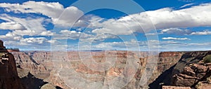 Grand canyon panorama in sunny day