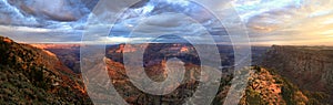 The Grand Canyon Panorama Sunrise From the South Rim