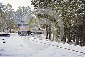 Grand Canyon Railway in Winter