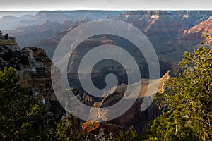 The Grand Canyon, a river valley in the Colorado Plateau, america