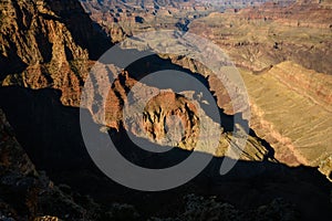 Grand Canyon sunrise with beautiful colours