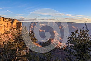 Grand Canyon Sunrise from Hermest Trail Point