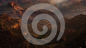 Grand Canyon Sunrise Ray of Light Plateau Point Time Lapse Arizona USA