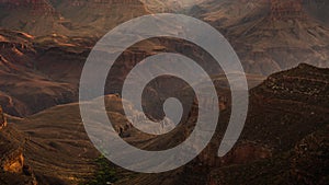 Grand Canyon Sunrise Shadow in The Canyon Time Lapse Arizona USA