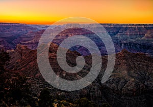 Grand Canyon Sunset from Desert View, Grand Canyon National Park, Arizona