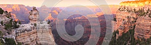 Grand Canyon Sunset Panorama photo