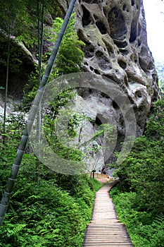 The Grand canyon in Taining county,Fujian, China