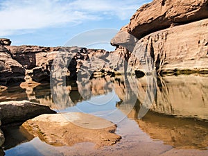 The Grand Canyon of Thailand Stone mountain at Sam Phan Bok at Ubon Ratchathani,Thailand