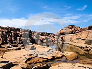 The Grand Canyon of Thailand Stone mountain at Sam Phan Bok at Ubon Ratchathani,Thailand