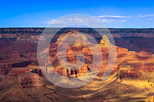 The Grand Canyon, USA - View of the Grand Canyon at Sunset