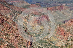 Grand Canyon view from east rim, Arizona, USA