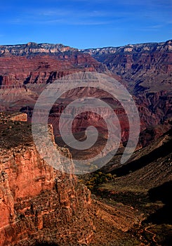 Grand Canyon, View of Indian Garden Recently Renamed Havasupai Gardens