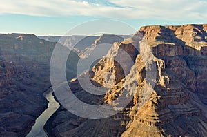 Grand Canyon viewed from the air, Arizona, USA