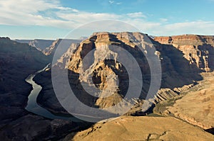 Grand Canyon viewed from the air, Arizona, USA