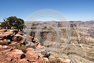 Grand Canyon West Rim panorama - Arizona, AZ