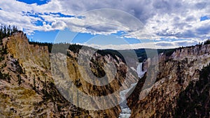 Grand canyon of yellow stone national park