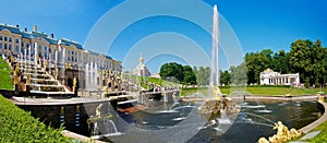 The Grand Cascade Fountain at Peterhof