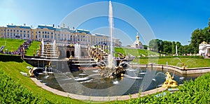 Grand Cascade of fountains at Peterhof