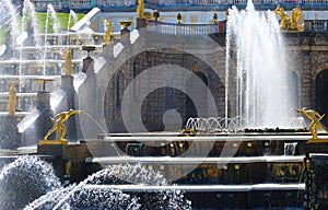 Grand Cascade of fountains in Peterhof