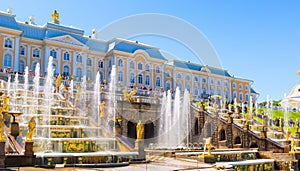 Grand Cascade in Peterhof Palace, Saint Petersburg