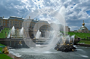 Grand cascade .Peterhof Palace