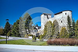 Grand Castle - Gothic castle and Renaissance manor house in Liptovsky Hradok in Slovakia.