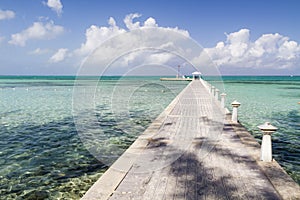 Grand Cayman Dock & Turquoise Water