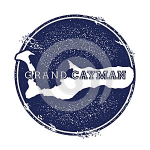 Grand Cayman vector map.