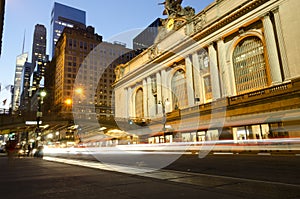 Grand Central by night, New-York City, USA