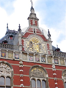Grand Central Station in Amsterdam.