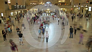 Grand Central Station Time Lapse Crowd - Clip 3