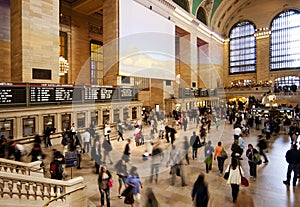 Grand Central train station ticket hall