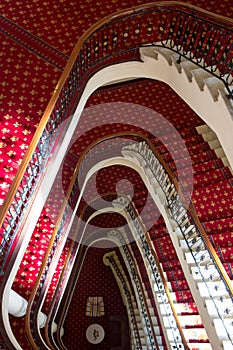 Grand classic staircase in Hotel