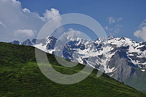 Grand combin massif, Italian Alps, Aosta Valley.