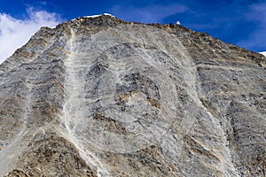 Grand Couloir, Couloir du Gouter or Couloir of Death on Mont Blanc