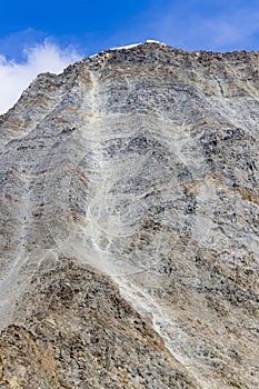 Grand Couloir, Couloir du Gouter or Couloir of Death on Mont Blanc