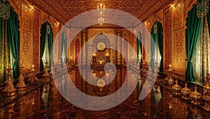 Emerald Palace Hall 3D Interior