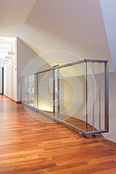 Grand design - glass banister