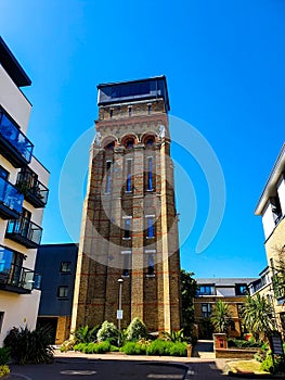 Grand Designs Water Tower on a sunny day in London