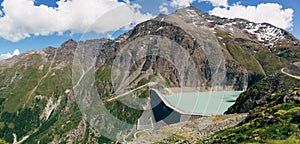 The Grand Dixence dam in Valais, Switzerland